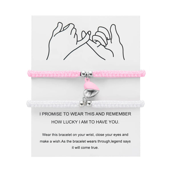 Magnetic Heart Bracelet – Adjustable Friendship Jewelry