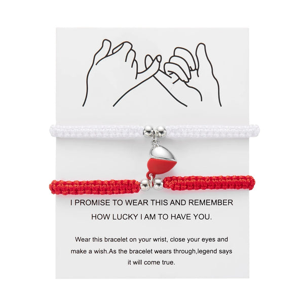 Magnetic Heart Bracelet – Adjustable Friendship Jewelry