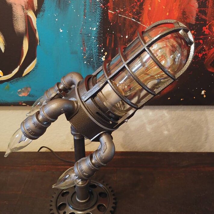 Steampunk Rocket Lamp™ – A Masterpiece of Art &amp; Engineering