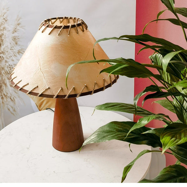 Century Style Solid Wood Table Lamp