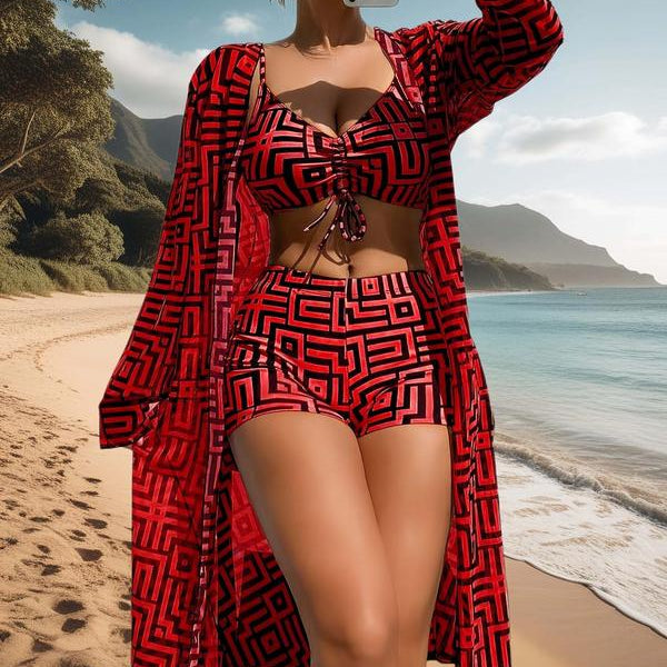 Elizabeth™ Three-Piece Swimsuit Set