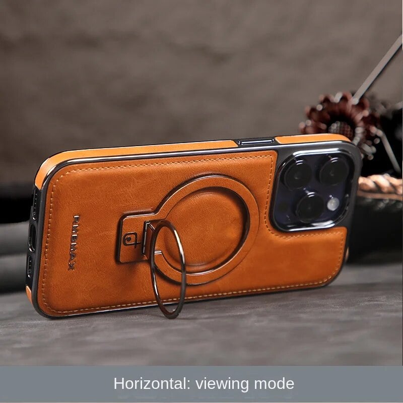 LeatherLux™ Luxury Leather iPhone Case