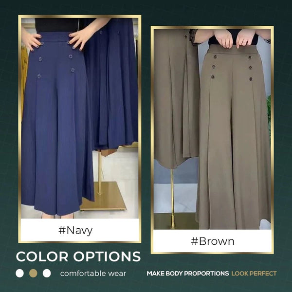 Elyseé™ Wide-Leg Pleated Trousers