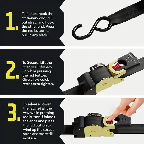 1+1 Free | StrapMate™ Quick-Lock Tie-Down Straps