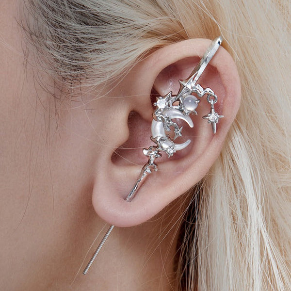 Myth of the Moon Needle Earrings - Fashion Jewelry for Women