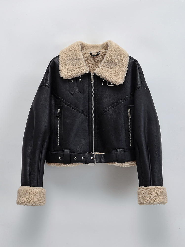 Ella Plush Jacket – Soft and Cozy Outerwear for Everyday Comfort