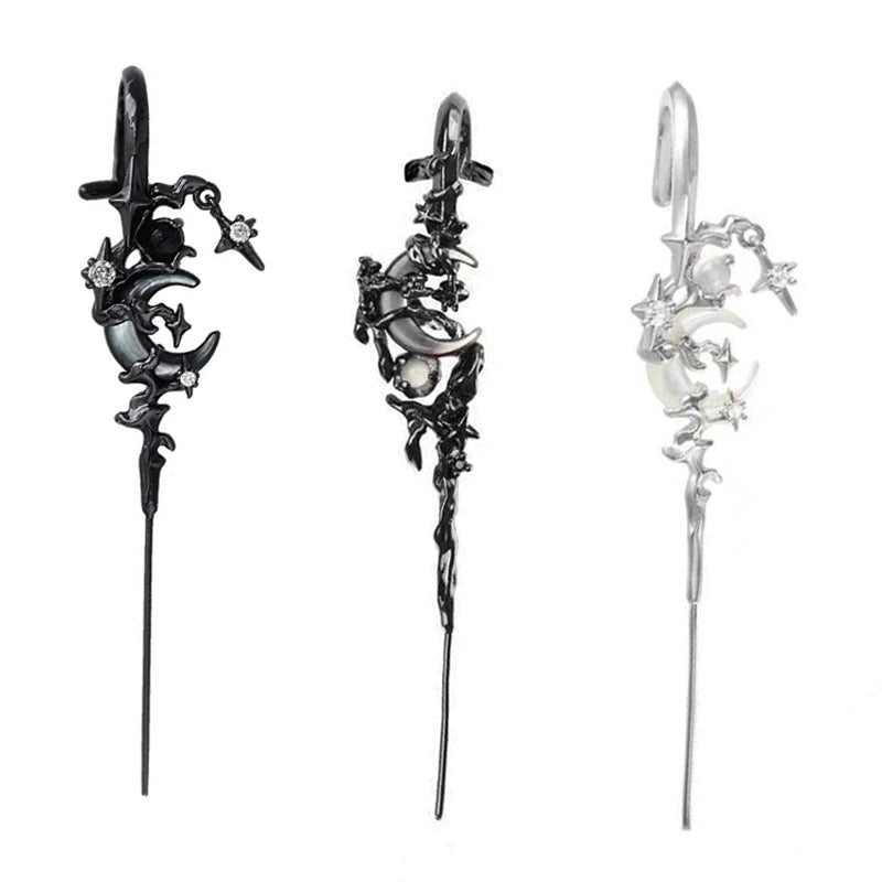 Myth of the Moon Needle Earrings - Fashion Jewelry for Women