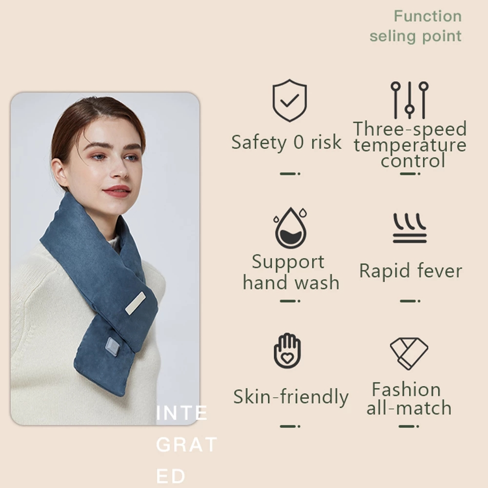 【🎅EARLY CHRISTMAS SALE🎅】Wireless Heated Scarf