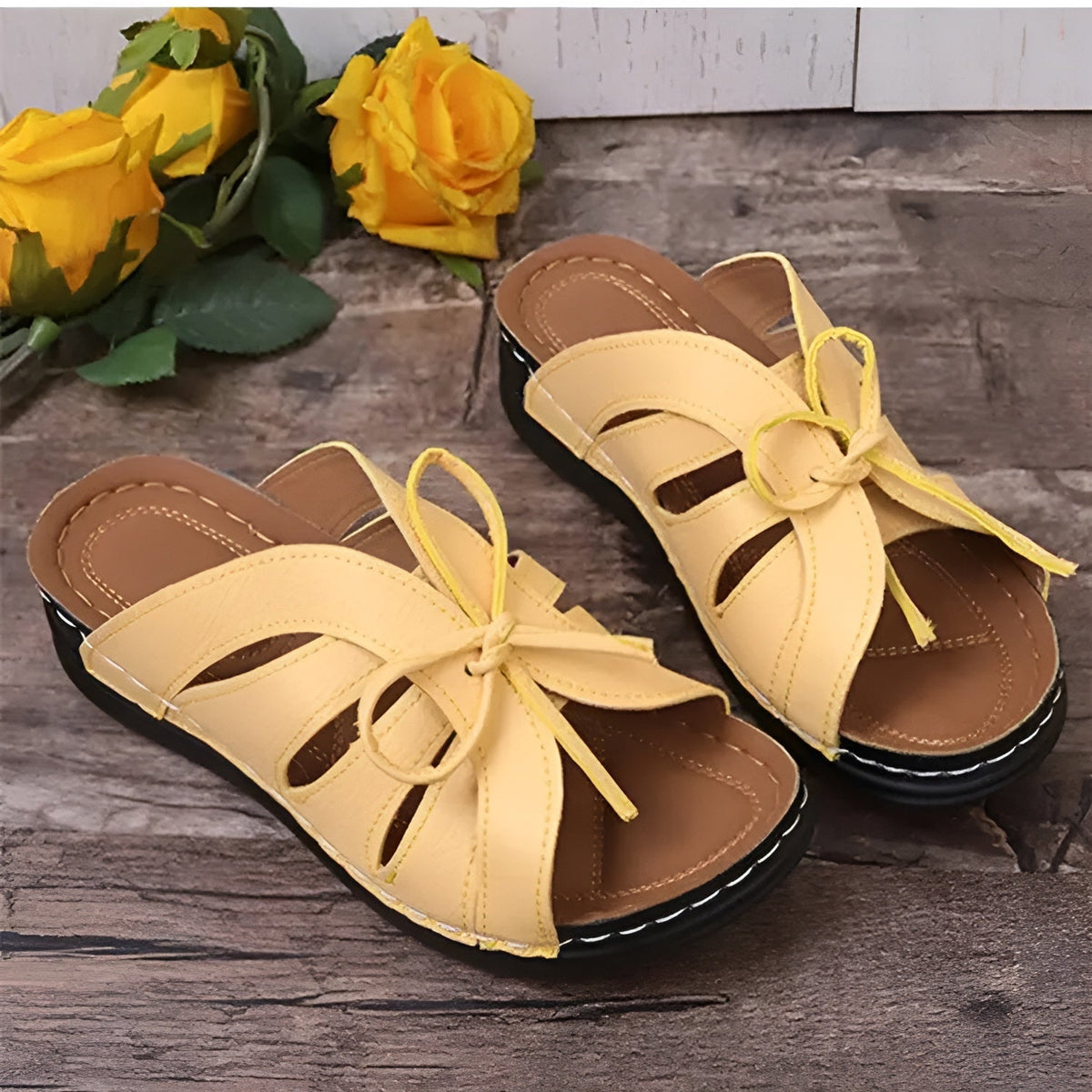 Retro Sandals for Women – Comfortable Orthopedic Shoes for Summer