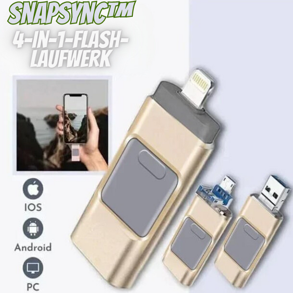SnapSync™ 4-in-1 Flash Drive