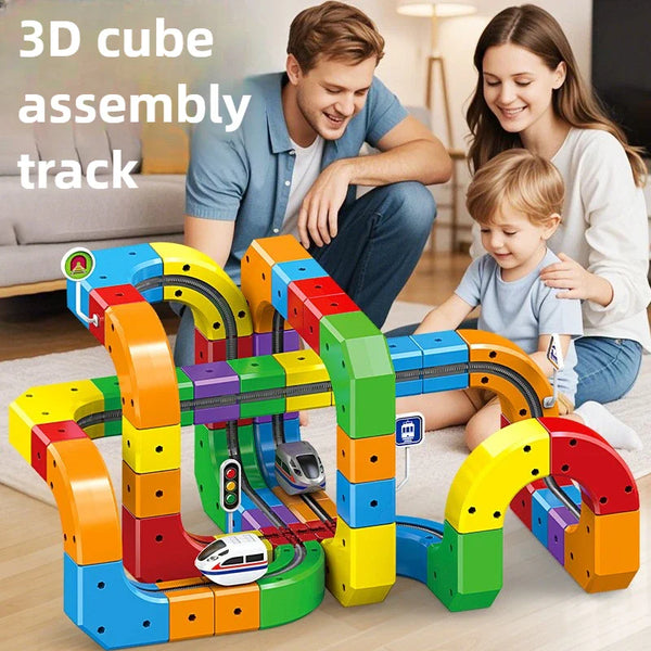 DIY Cube Track – Creative & Active – Creative DIY Train Track