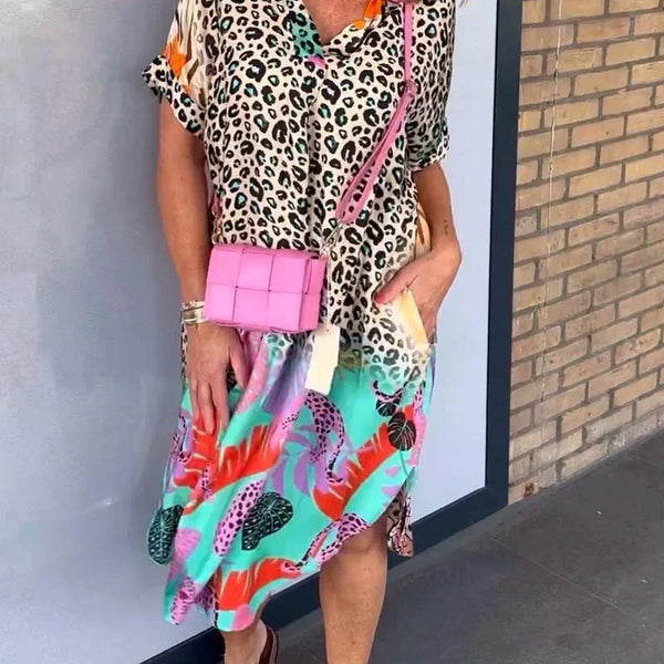 Kaitlyn™ Summer Leopard Dress