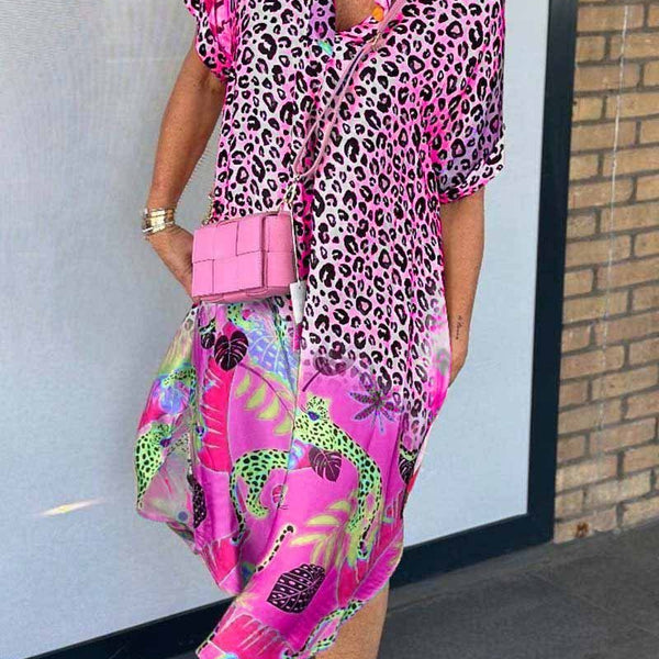 Kaitlyn™ Summer Leopard Dress