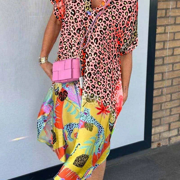 Kaitlyn™ Summer Leopard Dress