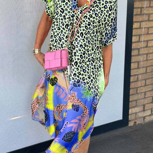 Kaitlyn™ Summer Leopard Dress
