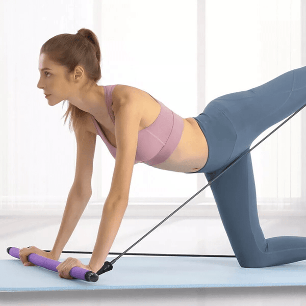 Portable Pilates Stretch Bar - At Home or Travel Workout Bar