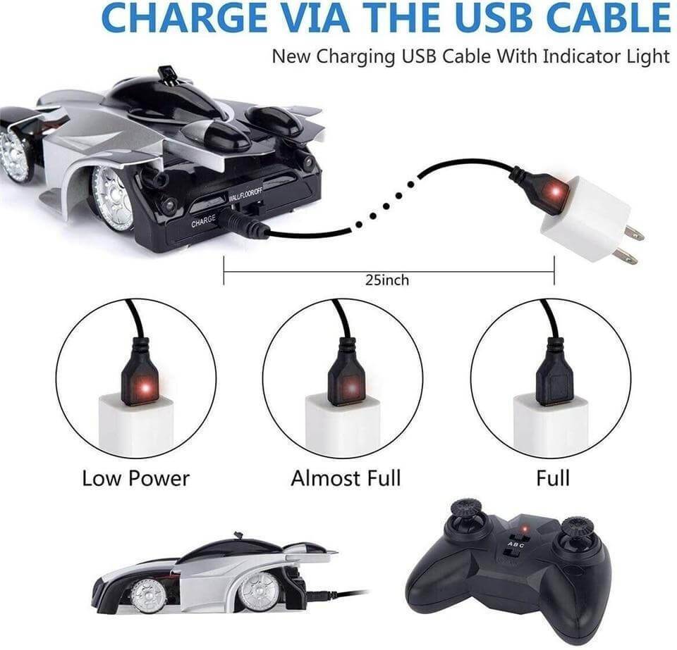 【🔥Best Seller - Limited Stock】Wireless Wall Climbing Car