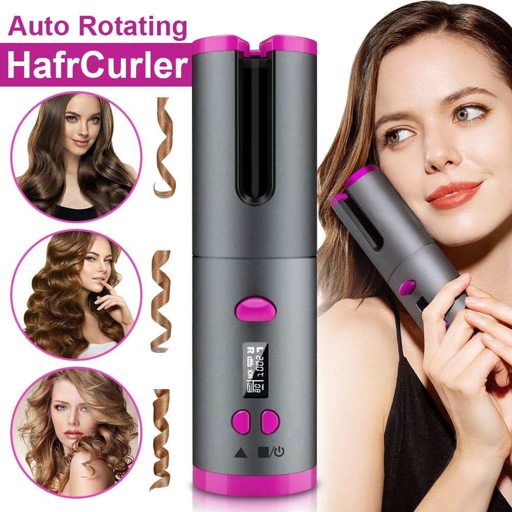 Riza-Luz™ - Wireless Automatic Hair Curler