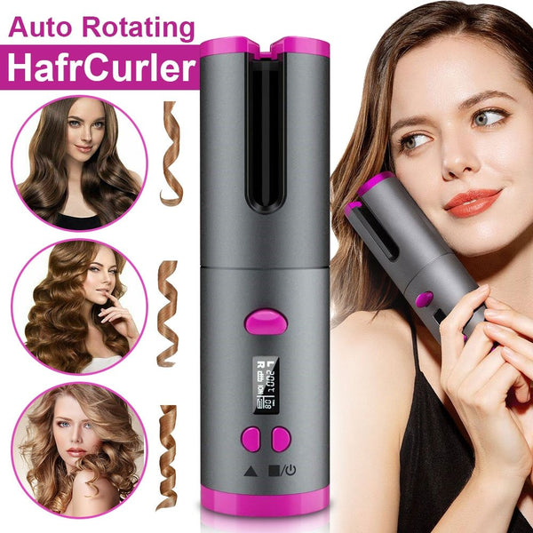Riza-Luz™ - Wireless Automatic Hair Curler