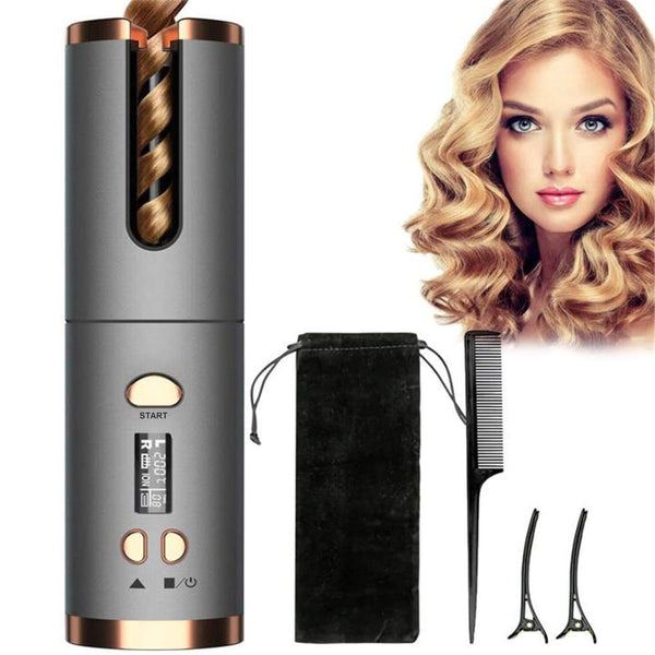 Riza-Luz™ - Wireless Automatic Hair Curler