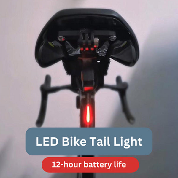 (1+1 free) LED bicycle rear light – stay safe and visible on the road!