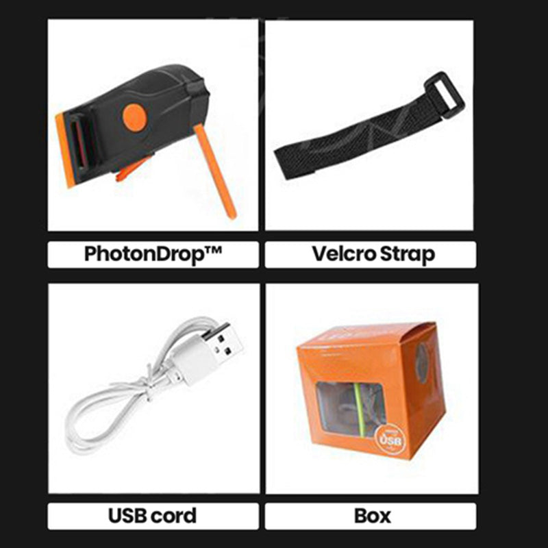 (1+1 free) LED bicycle rear light – stay safe and visible on the road!