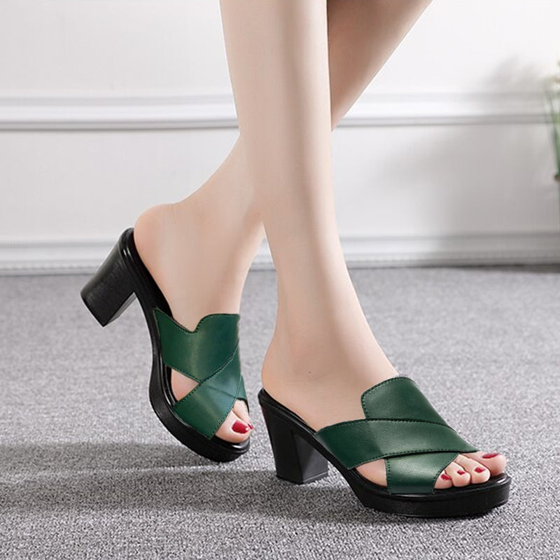Elvira™ Platform Slip-on Sandals