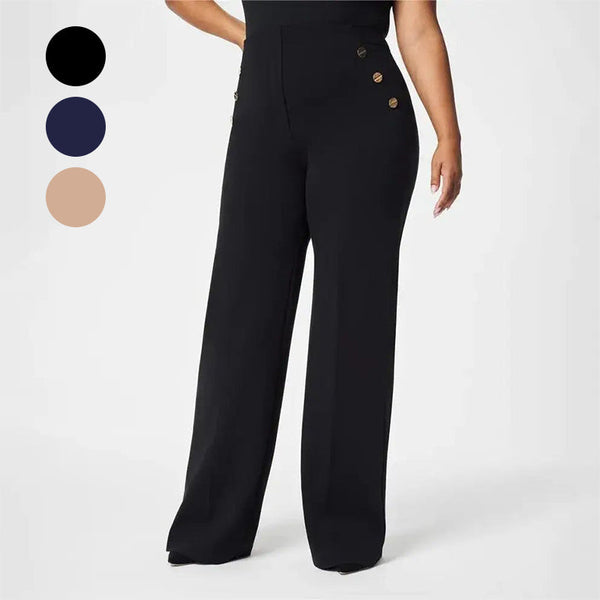 Rebecca™ | Plus Size High-Waist Wide-Leg Pants